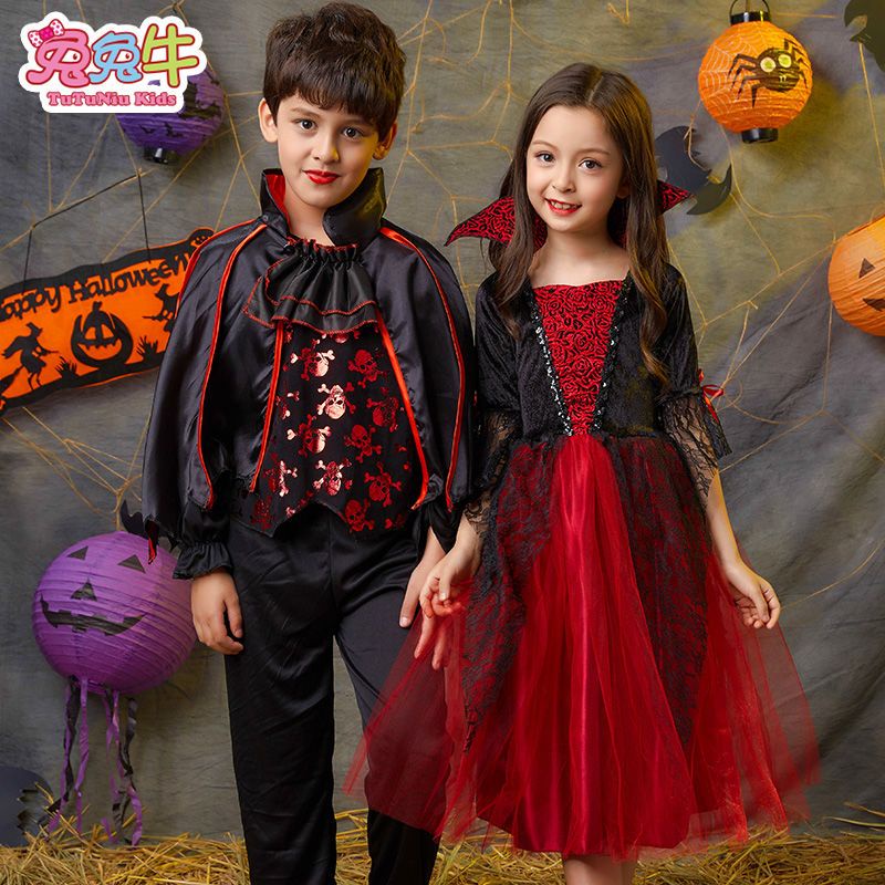 Bộ Trang Phục Hóa Trang Ma Cà Rồng Halloween cho bé Trai / bé Gái