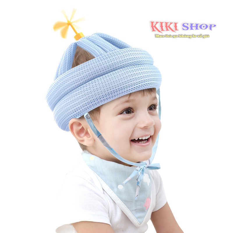 Mũ bảo hiểm cho bé 0-36 tháng tuổi, mũ, nón bảo vệ đầu cho bé, tập đi và tập ngồi, Kiki shop