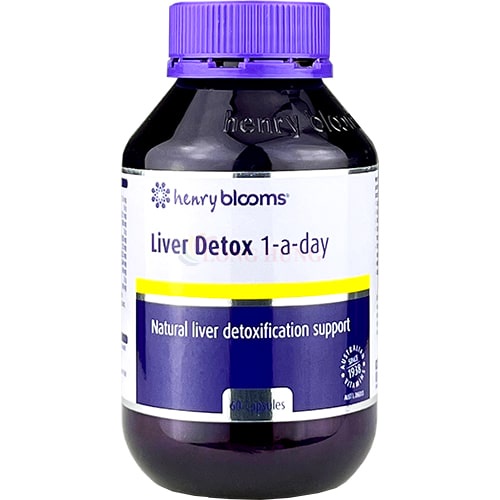 Viên uống Henry Blooms Liver Detox 1-A-Day hỗ trợ thải độc gan