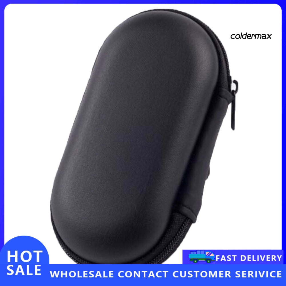 COLD *  Portable In Ear Earphone Headphone Storage Bag USB Cable Case Holder Organizer