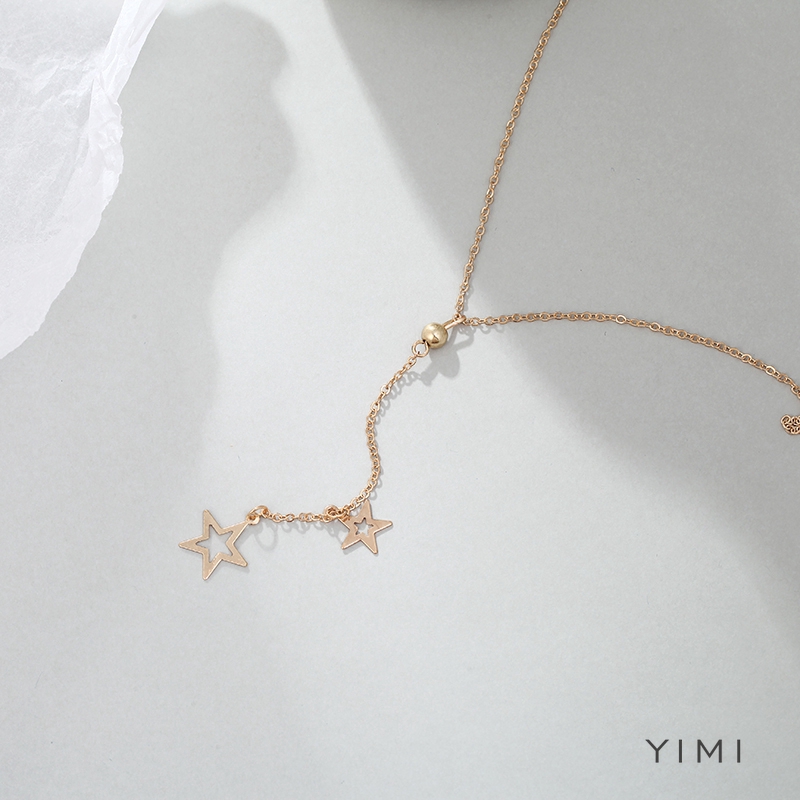 Dây Chuyền Hợp Kim Mặt Ngôi Sao Năm Cánh Đơn Giản