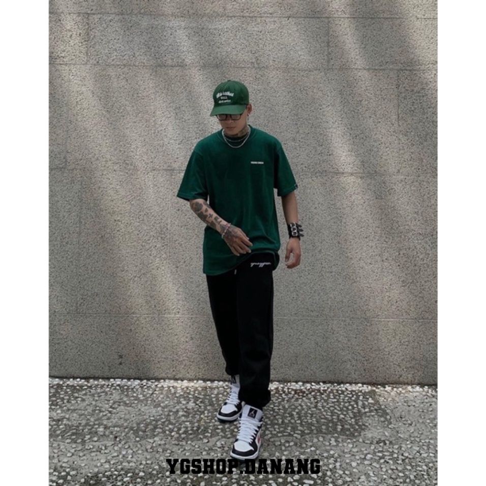 Quần Nỉ YOUNG GREEN Basic Sweatpants - Thêu