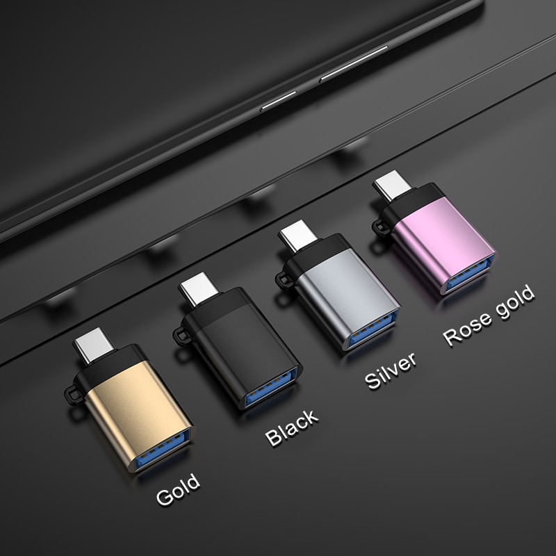 Cáp chuyển đổi LUSHUO USB C OTG Type C sang USB 3.0 Mini USB Type-C | BigBuy360 - bigbuy360.vn
