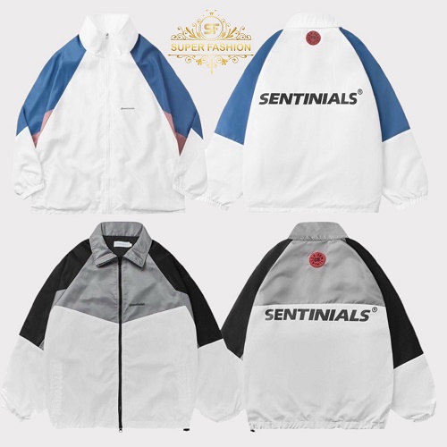 Áo Khoác Dù Nam 2 Lớp Cổ Trụ Logo In Đẹp Form rộng Mặc Thoáng Mát SUPER FASHION