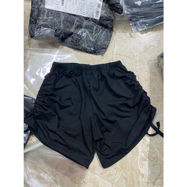 Quần Đùi Dây Rút Nữ LILY Dây Rút 2 Bên,Quần Đùi Dây Rút Trắng Đen,quần đùi trẻ trung năng động cho nữ | BigBuy360 - bigbuy360.vn