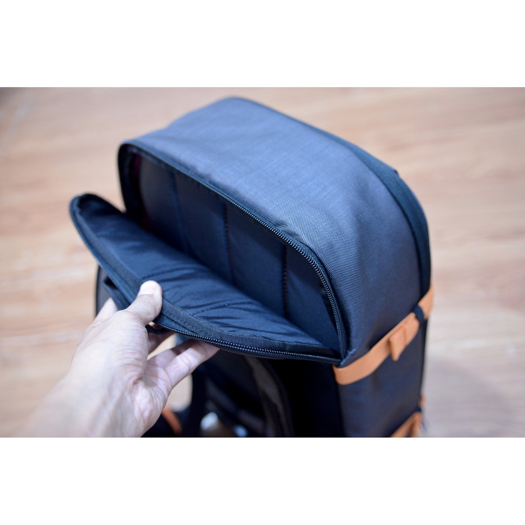 Balo Crumpler Proper Roady Full Photo màu xám phối cam