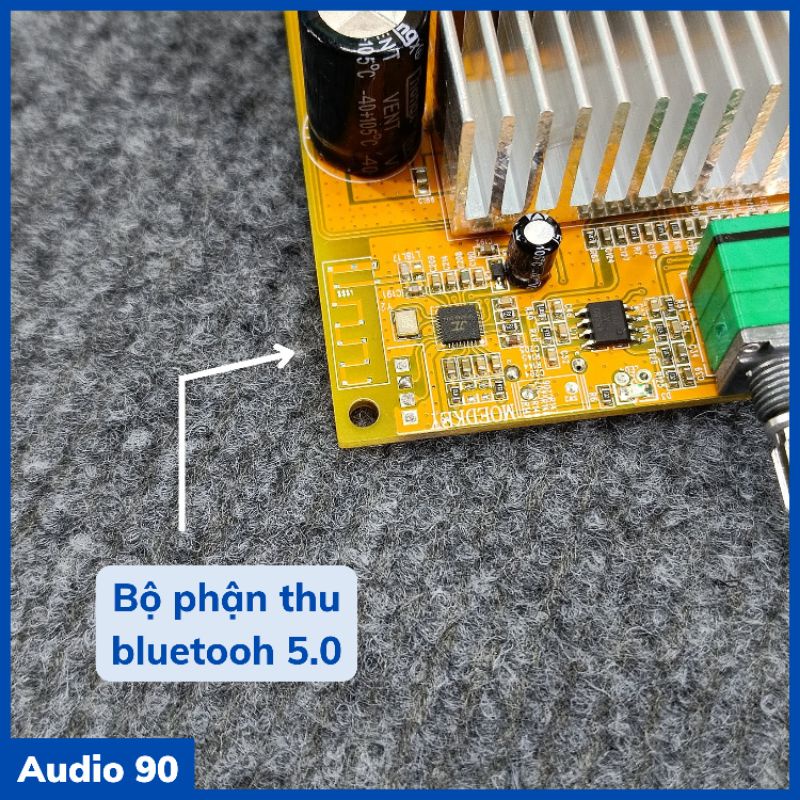Mạch khuếch đại âm thanh 12v - 24v class d 2 kênh 50w + 50w  sử dụng chip TPA3116 chuẩn 32 chân