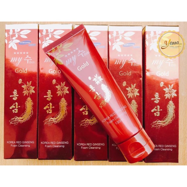 SỮA RỮA MẶT HỒNG SÂM ĐỎ