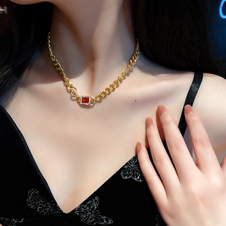 Dây chuyền đính đá thời trang Hàn Quốc 2021