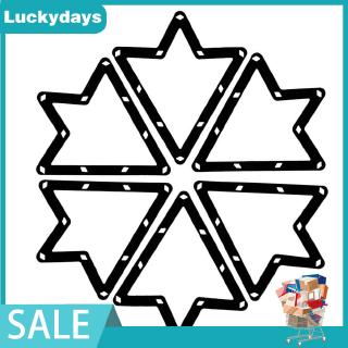 Set 6 khung giữ bóng chơi Billiard cho 9 và 10 bóng