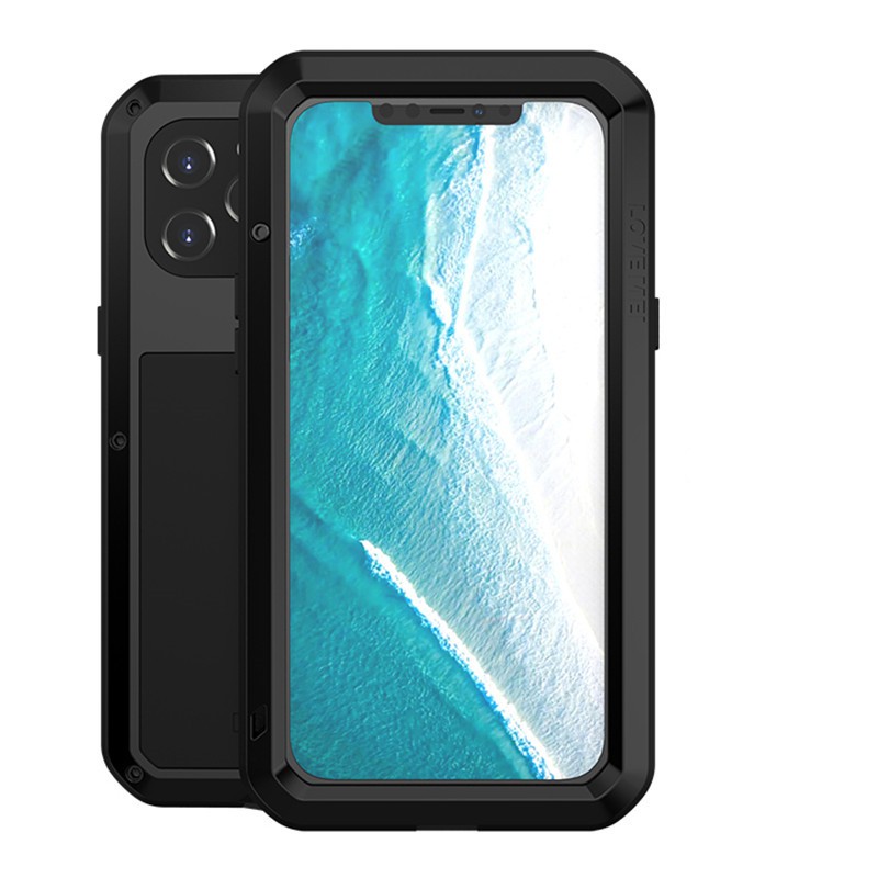 Ốp Điện Thoại Dạng Kính Cường Lực Chống Sốc Chống Thấm Nước Cho Iphone 12 Mini Pro Max