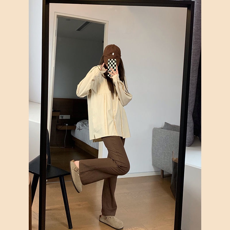 Women'S Bootcut Jeans New Fashion High Waist Stretch Slim Black Mopping European And American Flared Pants