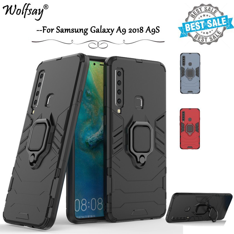Ốp điện thoại có giá đỡ chống sốc bảo vệ cho Samsung Galaxy A9 2018 / Samsung Galaxy A9s