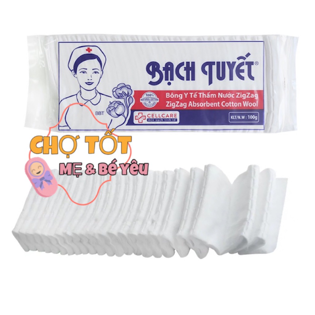 BÔNG GÒN CẮT SẴN/ BÔNG BẠCH TUYẾT MIẾNG 100GR