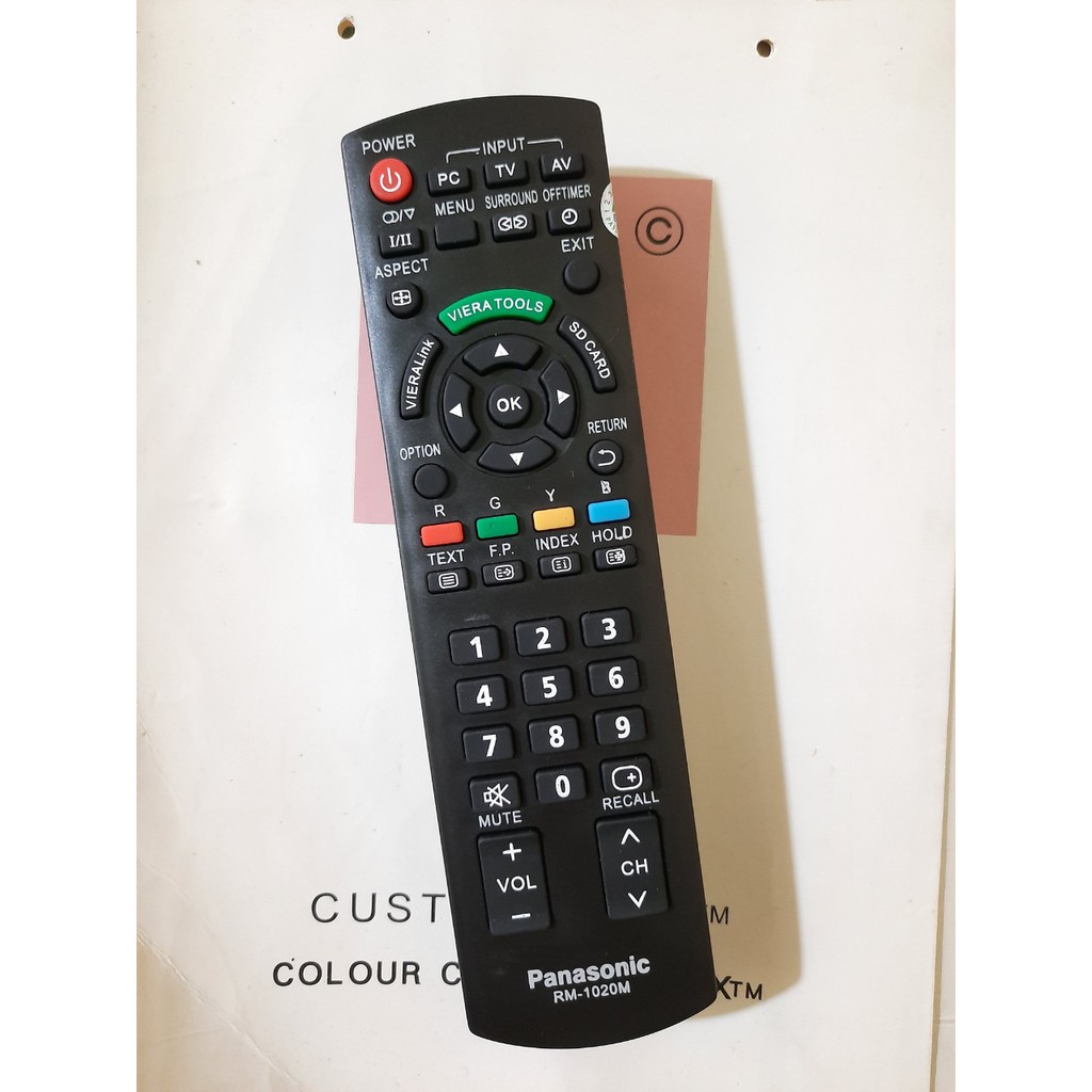 Remote Điều khiển tivi Panasonic RM-1020M LED/LCD/Smart TV- Hàng chính hãng theo TV 100% Tặng kèm Pin