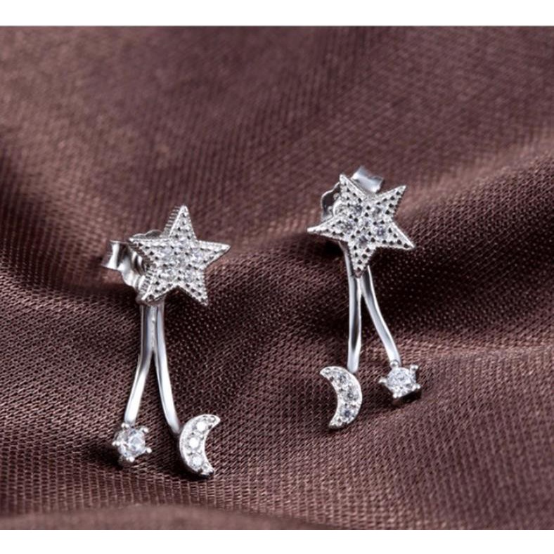 Bông Tai Ngôi Sao Bạc 925 Cao Cấp S083