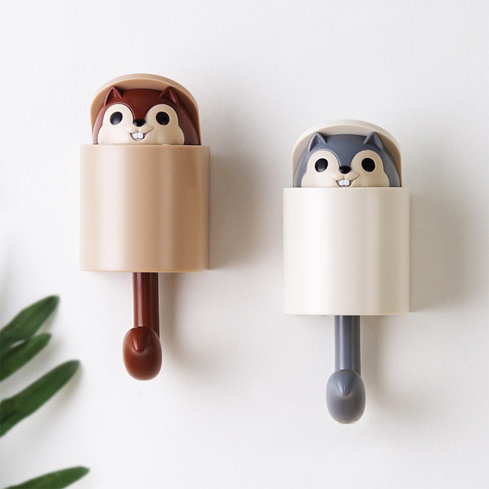 Giá Móc Treo Cất Chìa Khóa Dáng Con Sóc Decor