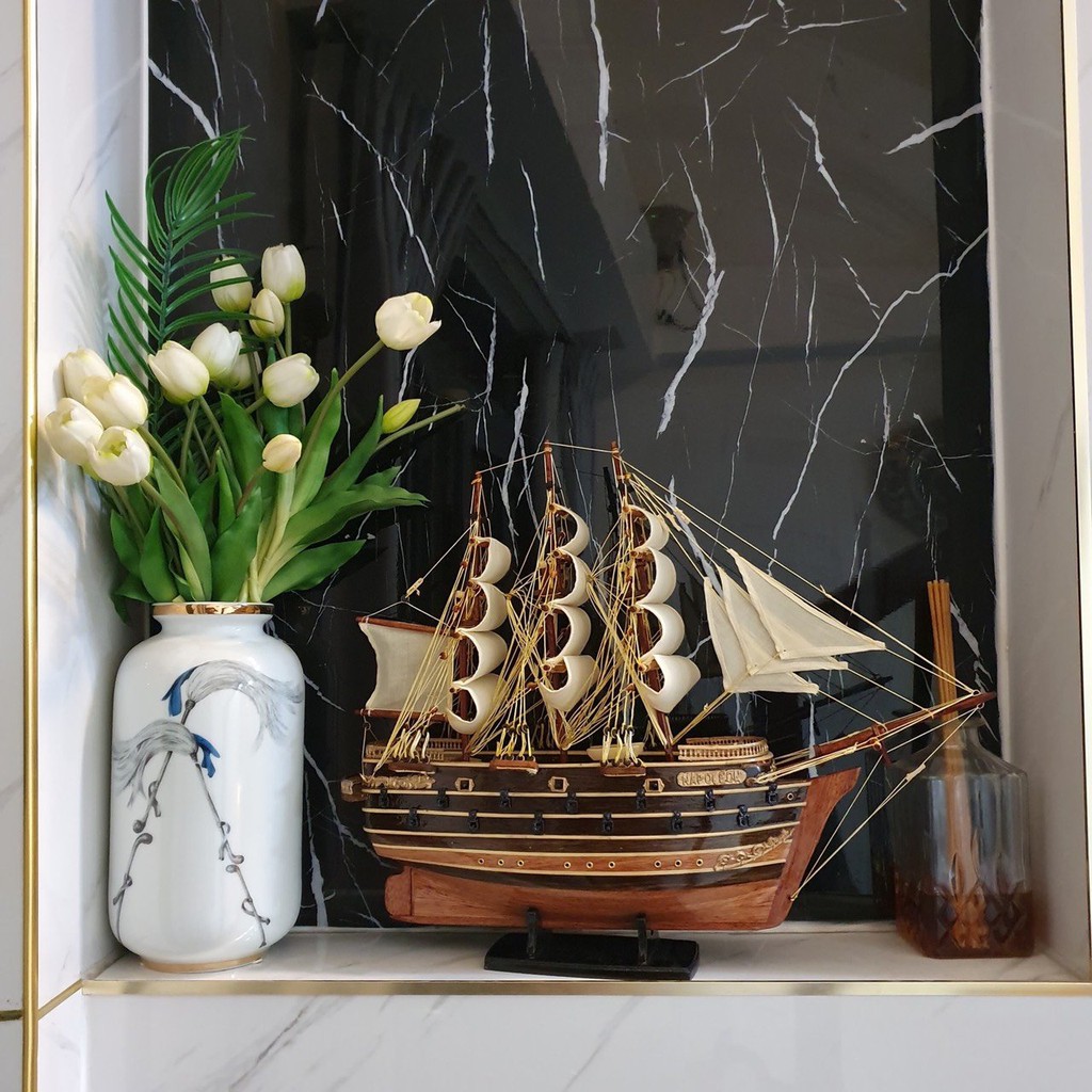 Thuyền Buồm NAPOLEON gỗ còng dài 56CM hàng xuất khẩu | BigBuy360 - bigbuy360.vn