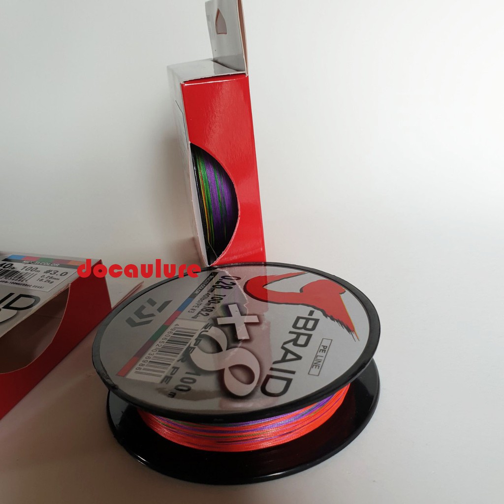 Dây dù câu cá siêu bên X8 7 màu dây mịn chịu tải cao giá tại xưởng