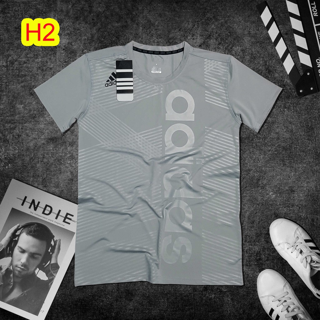 Áo thể thao nam chất thun lạnh co giãn 4 chiều hàng chuẩn VNXK. Áo thun thể thao nam size [50-95kg]