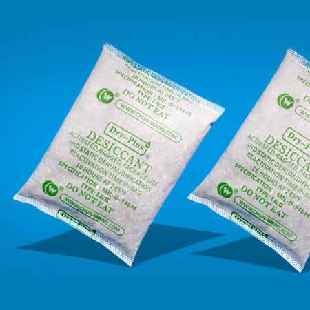 Gói hút ẩm clay desiccant, hạt đất sét hoạt tính thân thiện môi trường, túi vải không dệt loại 100g