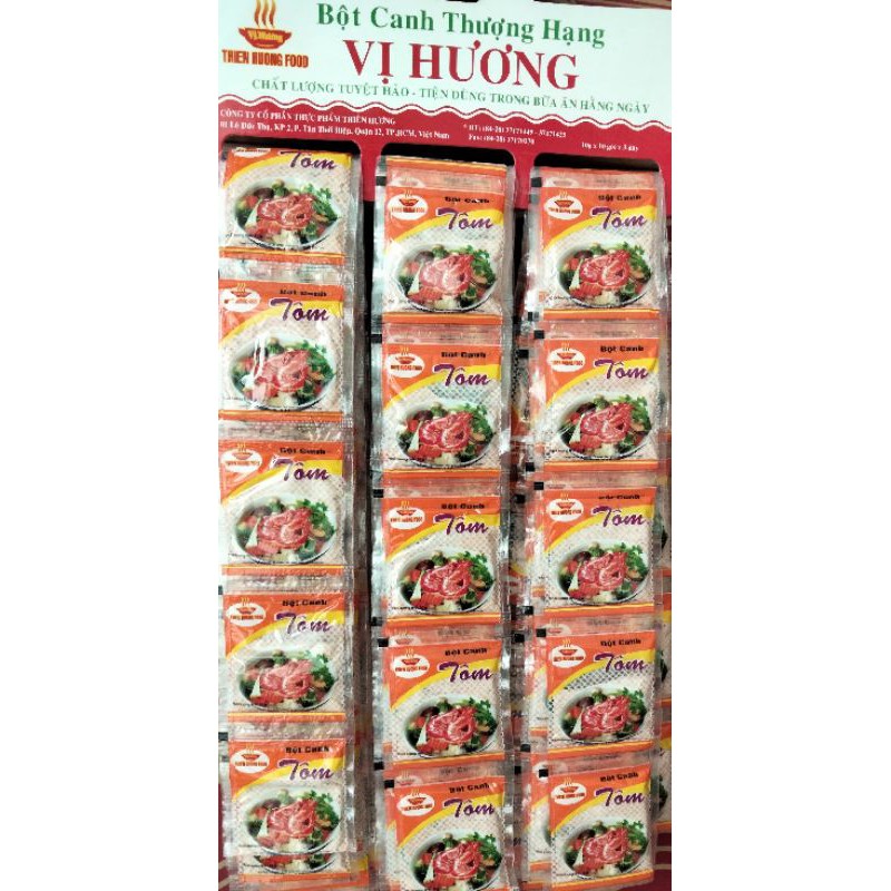 Dây 10 gói Bột canh Tôm thượng hạng Thiên Hương