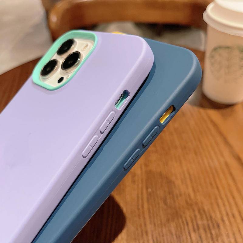 Ốp Điện Thoại Silicone 3 Trong 1 Chống Sốc Cho iPhone 13ProMax 13 12 11 Pro MAX X XS MAX XR SE 2022 2020 7 8 Plus