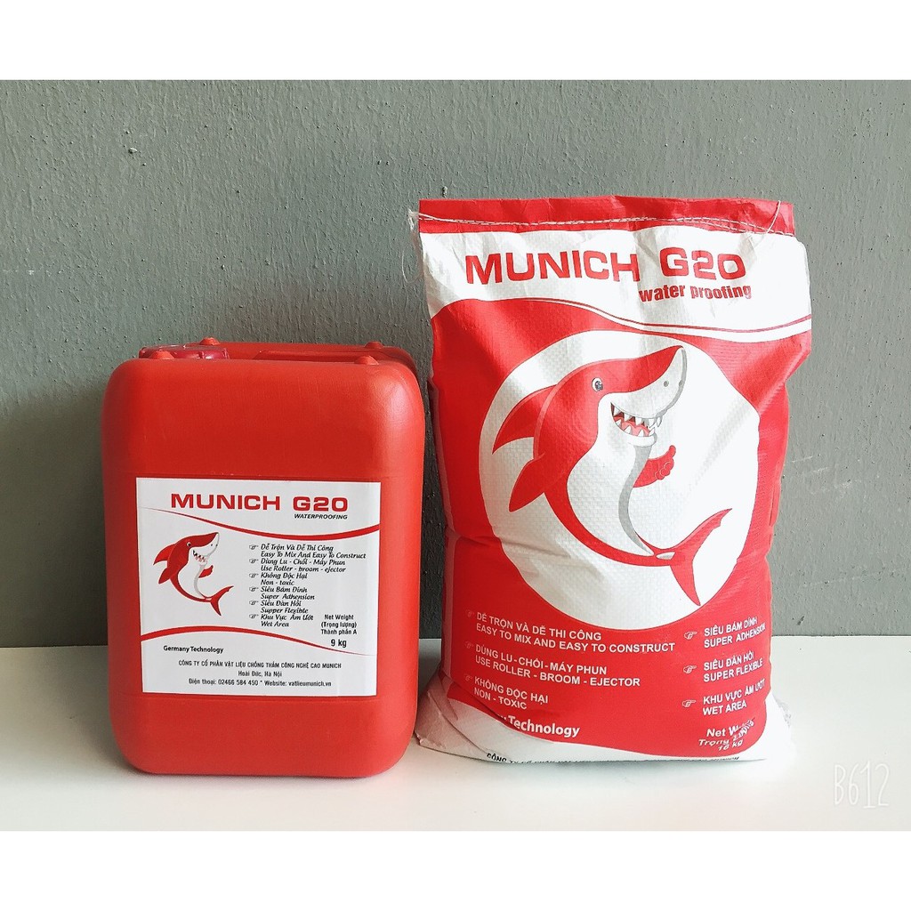 Munich G20 - Vật liệu chống thấm WC, Sàn Mái - 2 thành phần