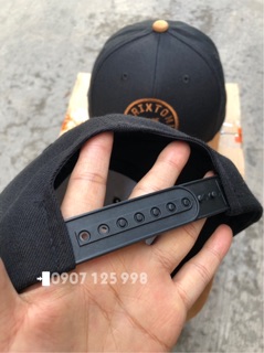 Nón kết da lộn logo BRIXTON