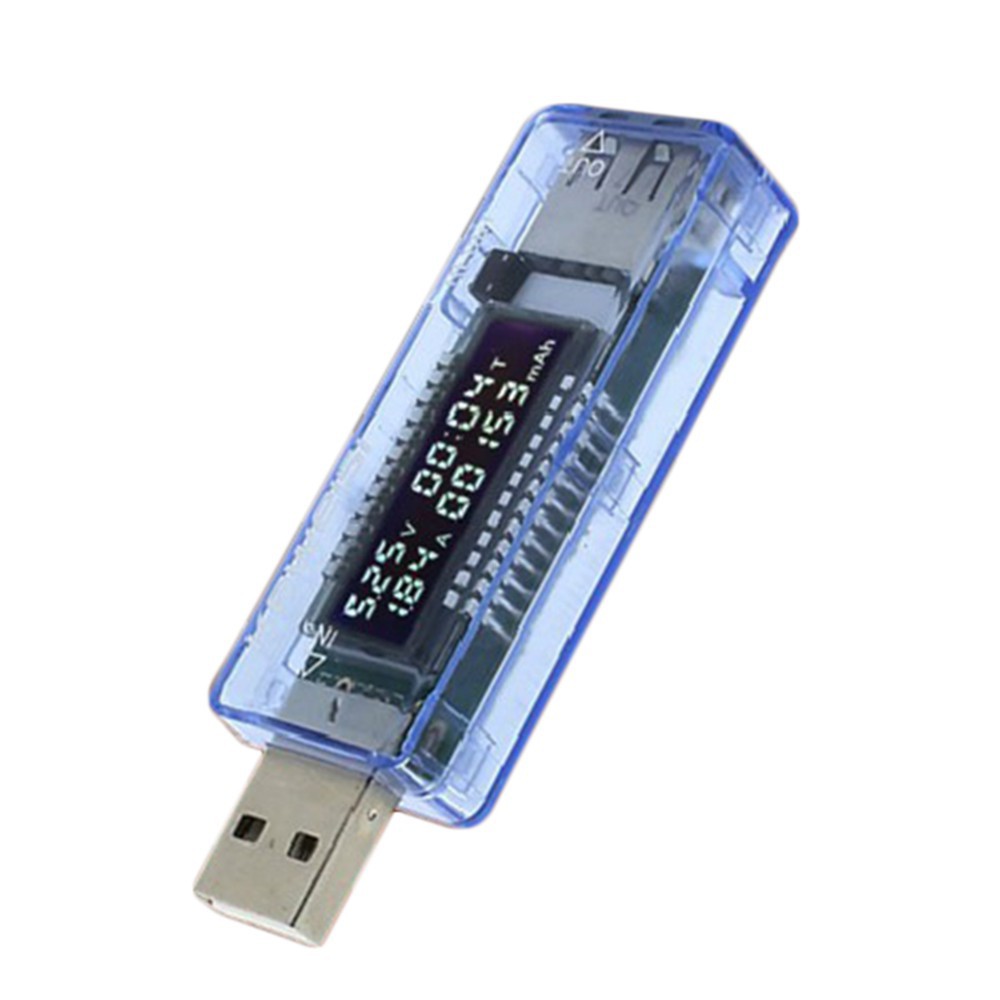 Thiết bị sạc điện thoại USB tích hợp Vôn-Ampe kế đo điện dung chất lượng cao | BigBuy360 - bigbuy360.vn