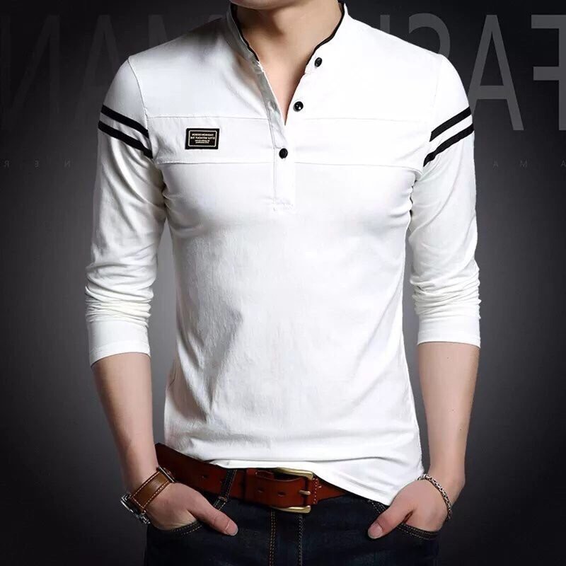 [nhập "GOLD5K150" hoàn xu 10%] Áo thun nam tay dài hàn quốc Vải Thun Cotton 100% - ATT1 | BigBuy360 - bigbuy360.vn