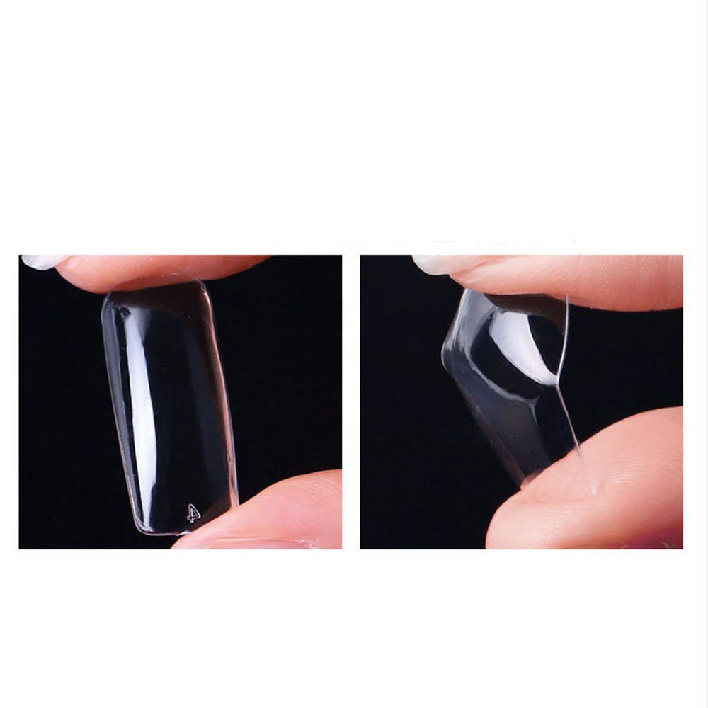 Hộp 100 Móng Tay Giả Trong Suốt Chuyên Nghiệp DIY