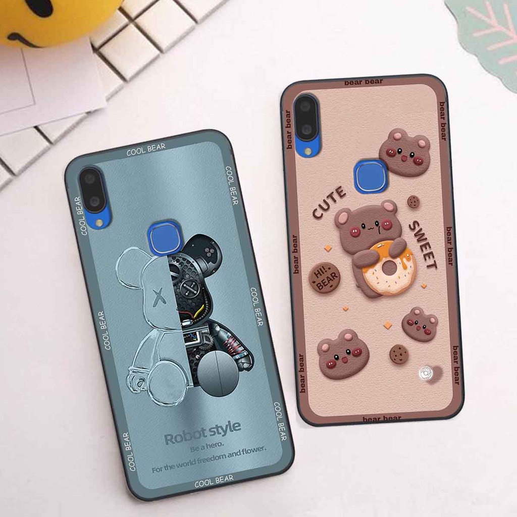 Ốp Vivo V11 / V11i bear brick, gấu đáng yêu, dễ thương