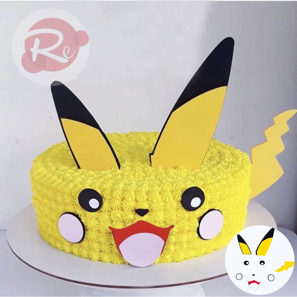 [SIÊU RẺ❤️] – SCG Pikachu - Trang trí bánh sinh nhật bánh kem