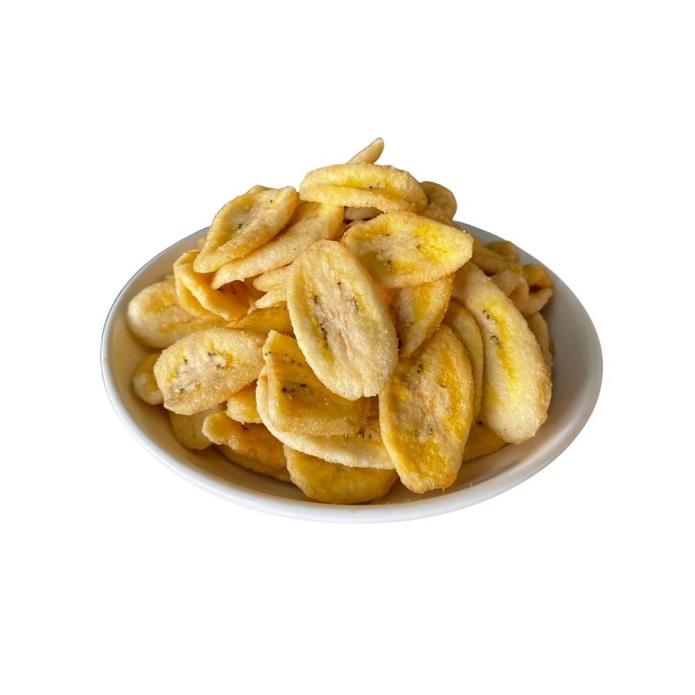Chuối sấy giòn Lê Hải 1kg hàng xuất khẩu nguyên miếng không chát
