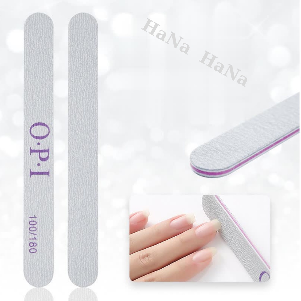 Dũa móng OPI - loại dày đủ 5 hình chuyên dụng cho dân làm móng