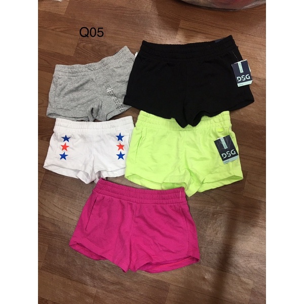 Quần short cotton bé gái nhỡ nhiều màu