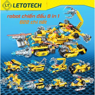 Lego robot chiến đấu hủy diệt 8 trong 1 622 chi tiết