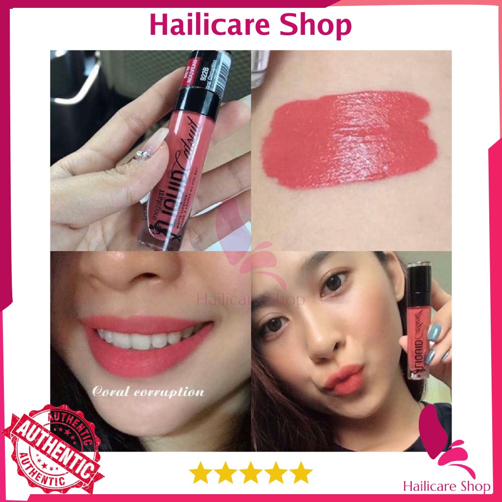 [Nhập Mỹ] Son kem lì Wet n Wild MegaLast Liquid Catsuit Lipstick 7ml Pink Really Hard/ Coral corruption/ Give me mocha