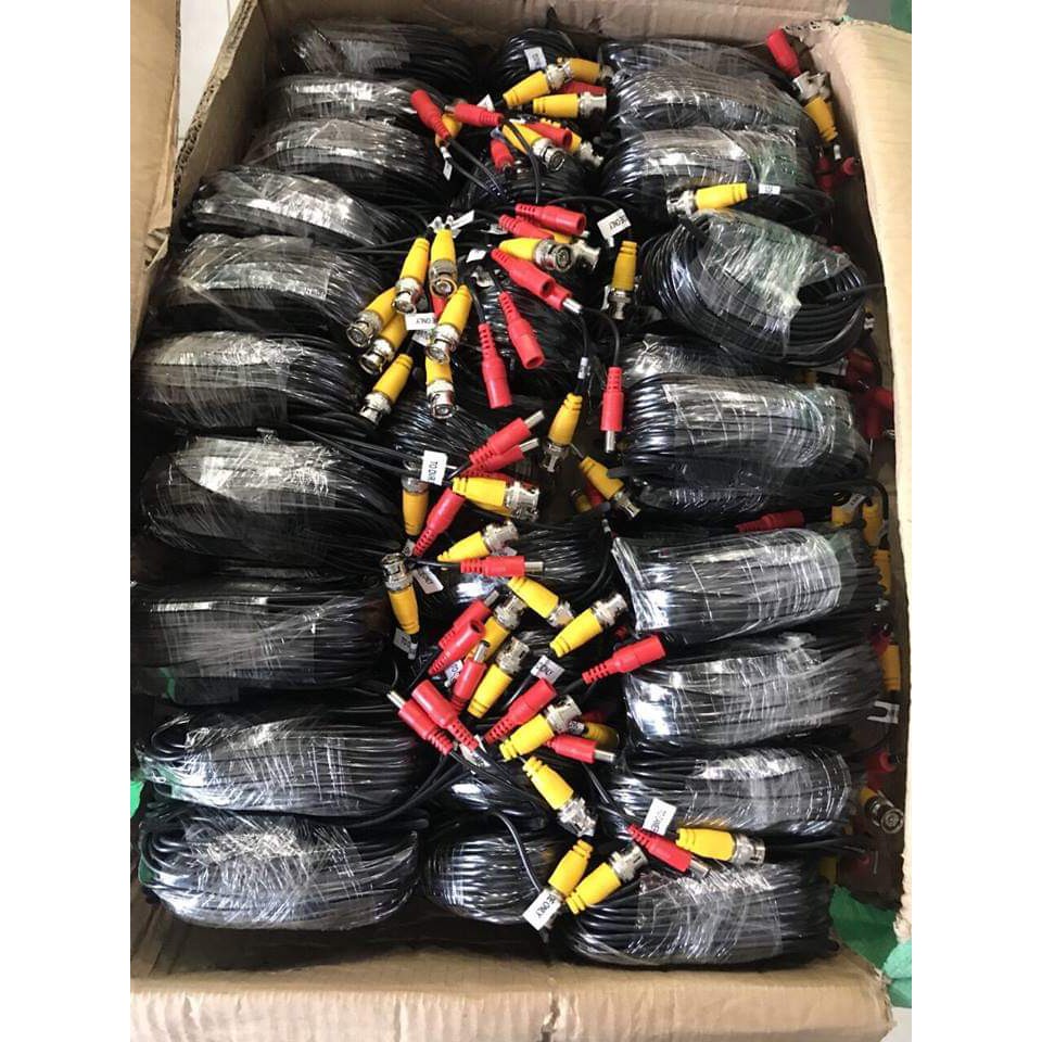 Dây cáp camera đúc sẵn liền nguồn 10m 15m 20m 30m 40m