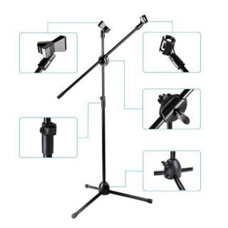 Chân đế kẹp micro đứng Boom Mic Stand