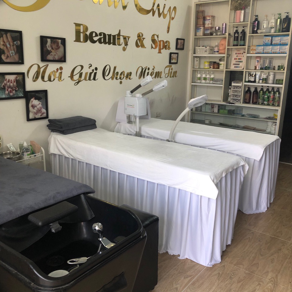 Ga/ Drap giường spa ,nối mi, phun xăm chất liệu thun kích thước may theo yêu cầu- inbox báo kích thước
