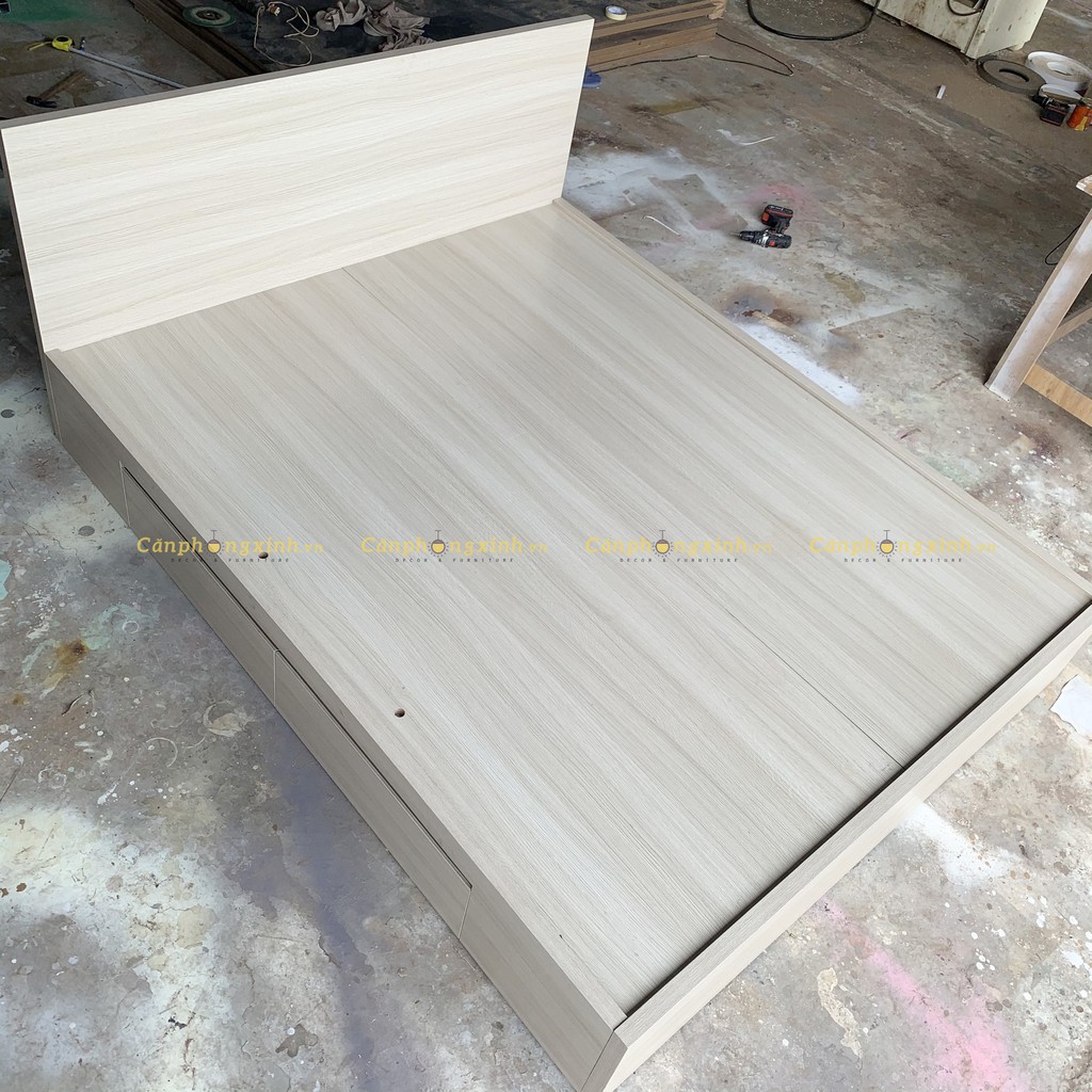 Giường ngủ gỗ cn MDF 2 hộc kéo CPX-G36 | BigBuy360 - bigbuy360.vn