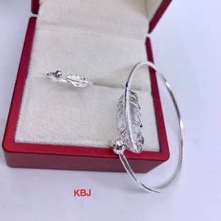 Combo Lắc và nhẫn lông vũ