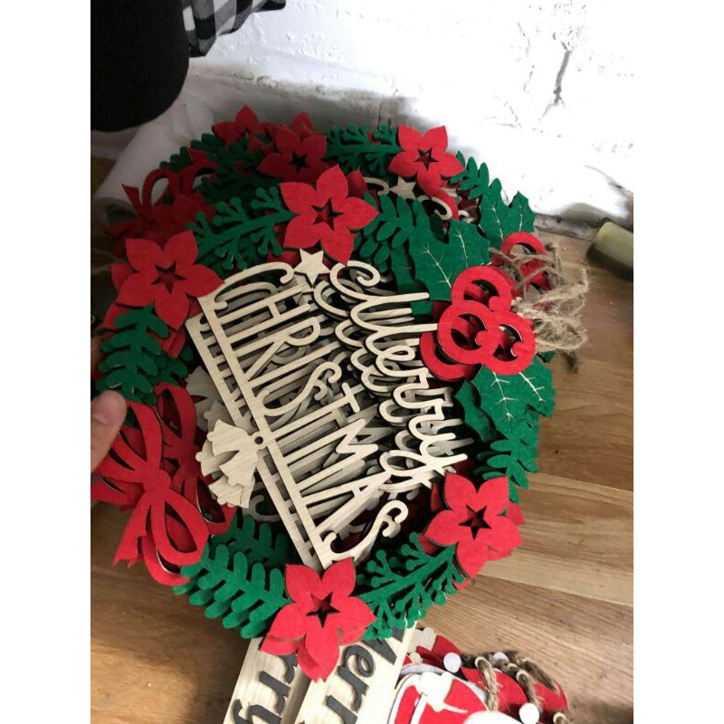 Biển decor treo trang trí noel