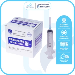 BƠM TIÊM 10ml VINAHANKOOK  SỬ DỤNG 1 LẦN