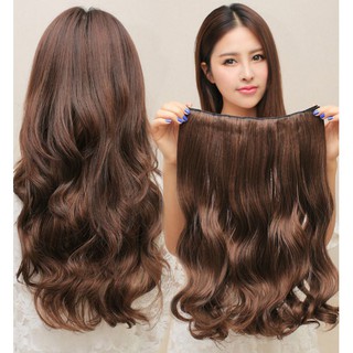 Tóc giả kẹp xoăn 5 phím dài 50 cm