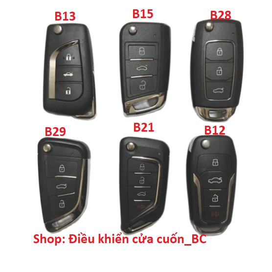 Chìa khóa độ gập toyota vios,yaris,inova...bản đủ tự cài đặt đễ dàng