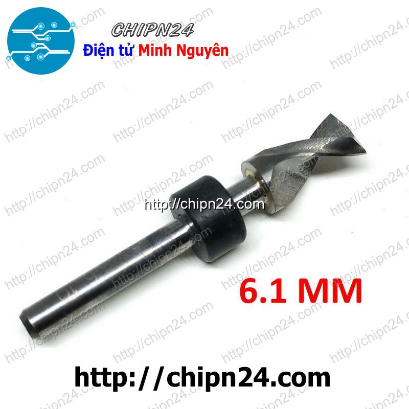 [1 CÂY] Mũi khoan mạch in CNC 6.1mm