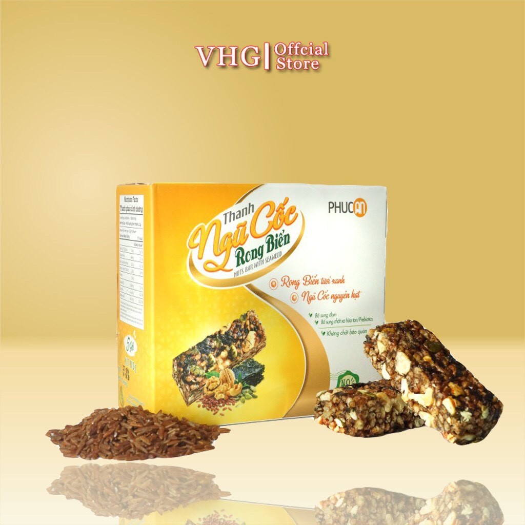 [ Ăn Kiêng ] Thanh Ngũ Cốc Chà Bông Phúc An Ngũ Cốc Thơm Ngon Chà Bông Hảo Hạng - Hộp 100g (5 gói x 20g) | BigBuy360 - bigbuy360.vn